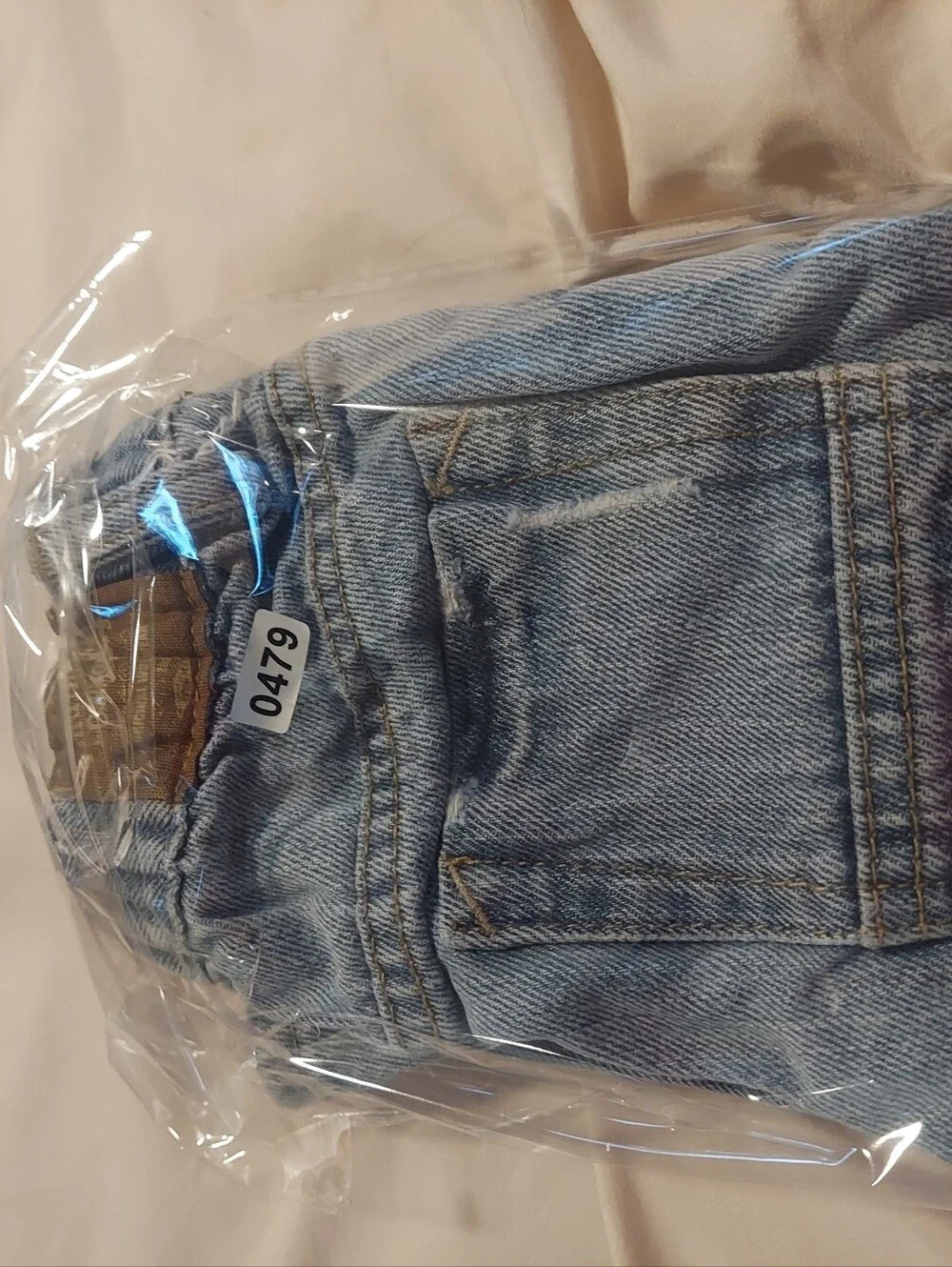 Genuine Kids OshKosh Baby Jeans Lot of 2 Size 12 Months Blue Denim Elastic Waist